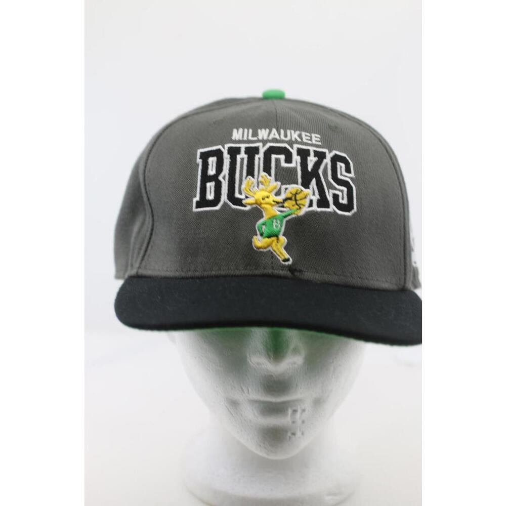Milwaukee Bucks Mitchell & Ness Snapback Hat Hardwood Classics NBA